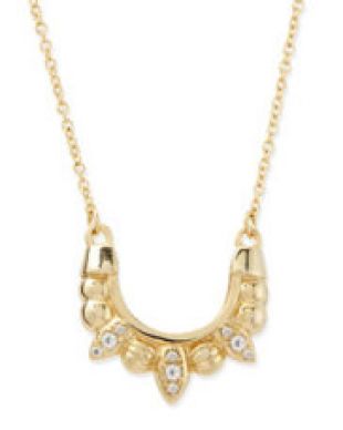 Pamela Love Gold-Plated Mini Tribal Spike Necklace
