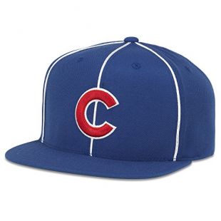American Needle Chicago Cubs 1957 Embroidered Flat-Billed Wool Retro Snapback Cap by