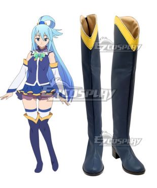 The boots Aqua Dark in Kono Subarashii Sekai ni Shukufuku wo