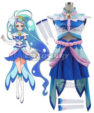 Go! Princess PreCure Minami Kaido Cure Mermaid Cosplay Costume