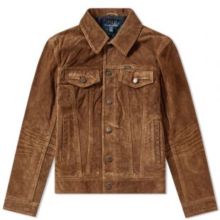 Polo Ralph Lauren Suede Trucker Jacket