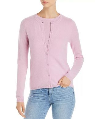 Crewneck Cashmere Cardigan