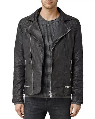 Conroy Leather Biker Jacket