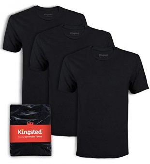 Kingsted Black T-Shirts for Men - Royally Comfortable - Super Soft