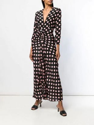 Rixo Polka Dot Print Dress - Farfetch