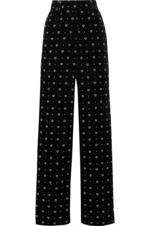 Glittered Velvet Pants