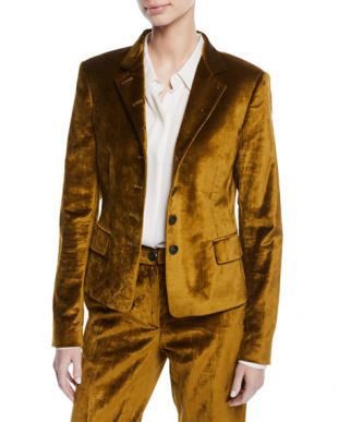 Rei Velvet Blazer