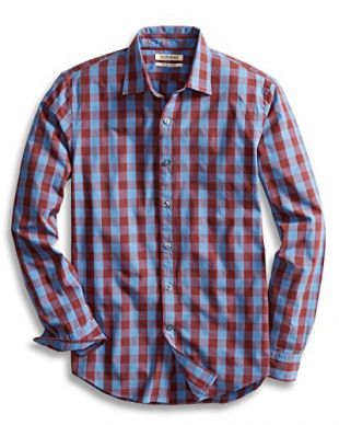 goodthreads - Goodthreads Men's Slim-Fit Long-Sleeve Gingham Plaid ...