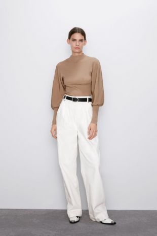 Zara - Puff Sleeved Sweater