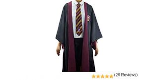 Cinereplicas - Harry Potter - Robe de Sorcier - Licence Officielle - Maison Gryffondor - XS - Noir et Rouge