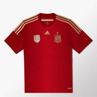 JERSEY ADIDAS SPAIN NATIONAL TEAM WORLD CHAMPIONS PATCH MENS SOCCER RED  | eBay