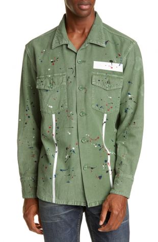 PURPLE The Carson Fatigue Shirt | Nordstrom