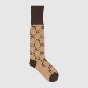 Gucci Chaussettes en coton mélangé à motif GG