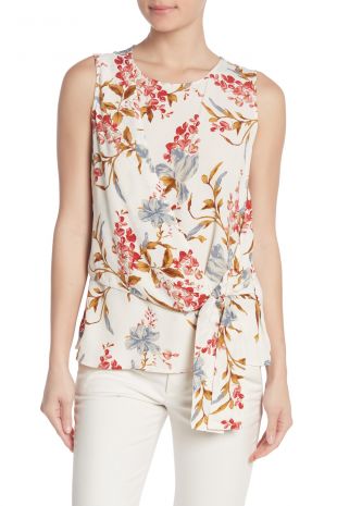 Vince Camuto | Floral Tie Front Tank | Nordstrom Rack
