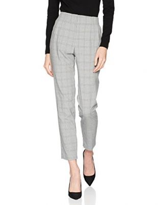 Wallis Women's Grey Check Trousers
