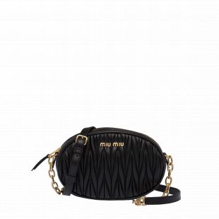 Bandolier-Tasche aus Matelassé-Nappa