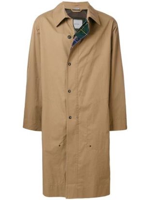 Trench Ample à Boutonnière Devant