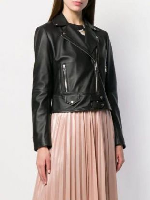 Veste De Moto En Cuir