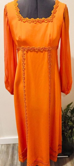 The Orange Robes Of Betsey Trotwood Tilda Swinton In The