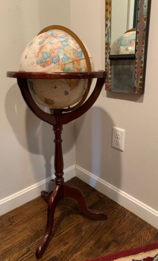 Globe Vintage Replogle World Classic Series 12" avec support en bois