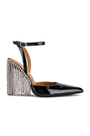 Crystal Fringe High Heels