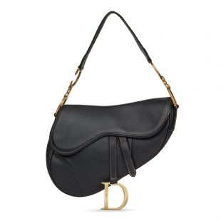 Black Leather Calfskin Bag