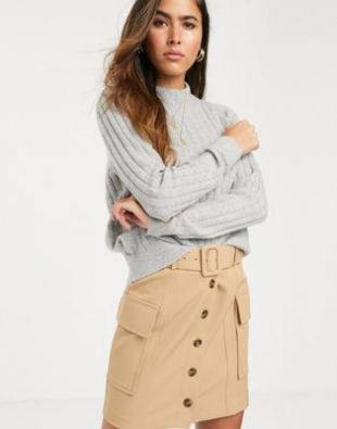 Free People Jupe crayon - red/rouge - (Seconde main