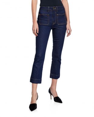 Raquel Cropped Kick Flare Jeans