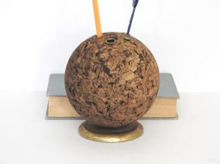 Mid Century Modern Park Sherman Liège boule porte crayon