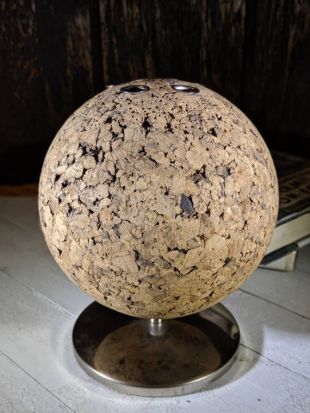 VTG MCM Cork Message Ball et Pencil/Pen Holder