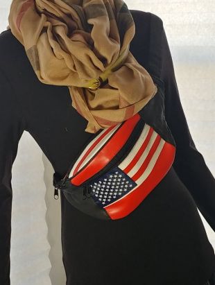 Teddy Pouch–American Flags main image 1