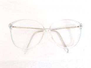 Vintage 80's Italien Clear Oversized Frames Vintage 80's Italien Clear Oversized Frames Vintage 80's Italien Clear Oversized Frames