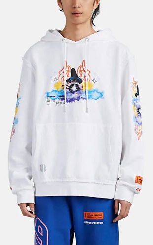 Folkloric Wizard Cotton French Terry Hoodie