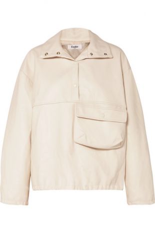 Xenia Faux Leather Top