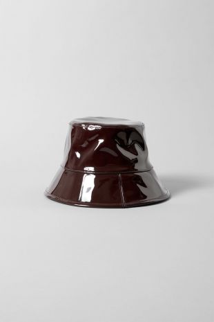 Fuzz Bucket Hat - Brown - Hats - Weekday FR