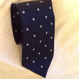 Petticoatjanevintage - Genuine Vintage 80s Vintage Blue Polka Dot 