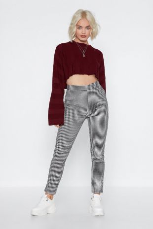 Pantalon à carreaux vichy