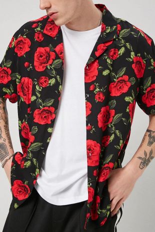 Rose Print Shirt