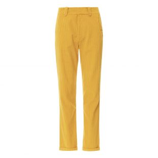 Pantalon Velours Jaune moutarde