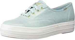 Keds Women's Triple Metallic Linen Sneaker