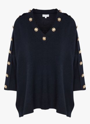 PULL EN LAINE BOUTONS MARINS MARINE