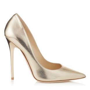 Jimmy Choo - Anouk Gold Metallic Pumps