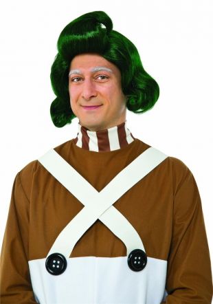 Adulte Oompa Loompa Perruque Willy Wonka Chocolat Usine