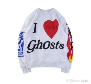 2019 Kanye West Kids See Ghosts I Feel Ghosts Printed Pullover Mens Womens Casual Sweatshirts Male Female Hip Hop Designer Pullover  From Cinda01, $81.22 | DHgate.Com