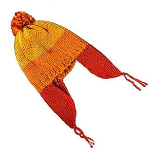 FangjunxianST Jayne Crochet Hat Adult Replica Peruvian Beanie Halloween Cosplay Props Orange