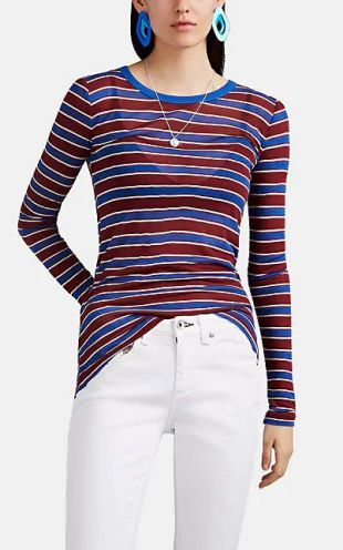 Avery Striped Long-Sleeve T-Shirt