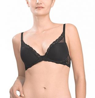 Natori Mujer 730023 Feathers Contour - Brasier Sujetador - Rojo - 70 D (Talla del Fabricante: 32D)