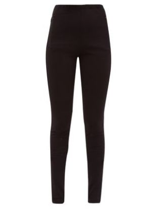 Zip Cuff Jersey Leggings