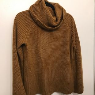 Chestnut turtleneck sweater