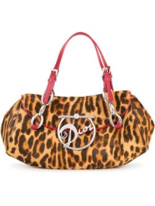 Vintage Leopard Print Tote